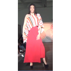 Stripes - Conjunto top e saia